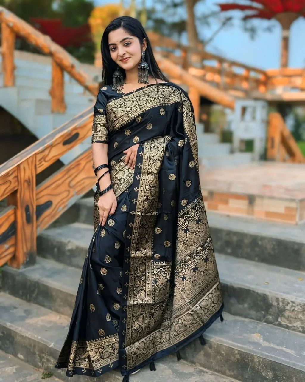 Japani silk sharee ( with blows ps )