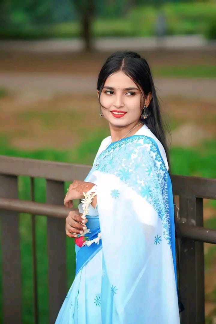 Chanduri silk sharee
