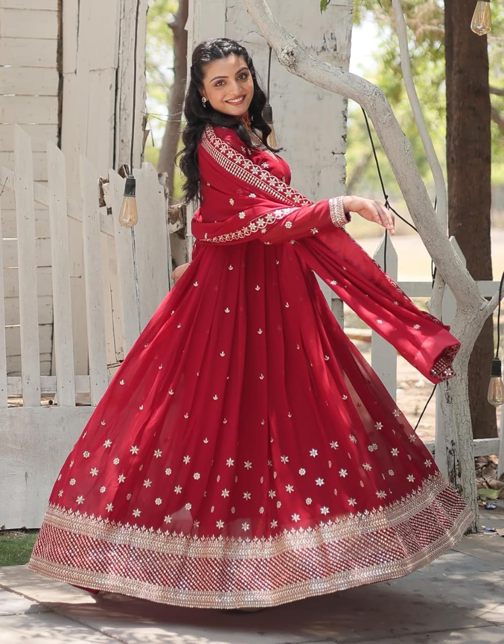 Three piece perty gown